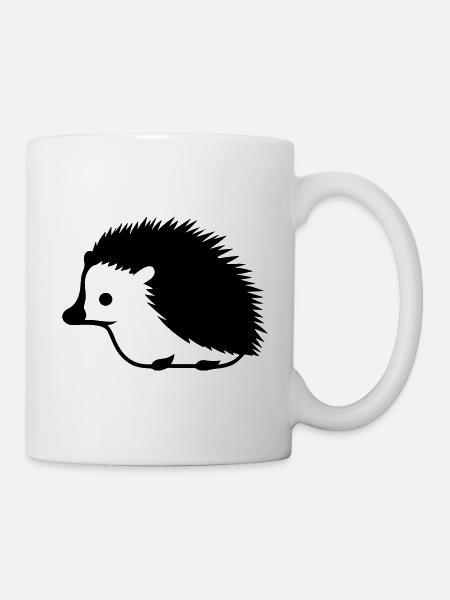 Igel - Tasse - Weiß