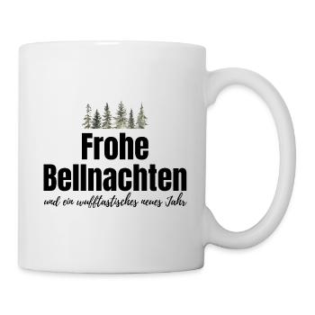 Hund Hunde Weihnachten - lustiger Weihnachtsspruch - Tasse - Weiß - Rechts