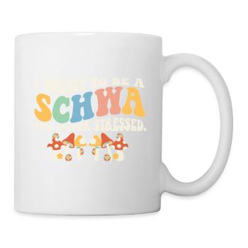 Je veux être professeur d’anglais Schwa ELA Life - Mug blanc - blanc - Droite