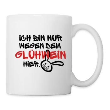 Der Glühweinhase (1) - Tasse - Weiß - Rechts