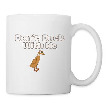 Funny Rubber Duck Meme Sarcastic Duck Mom Dad - Mug - white - Right