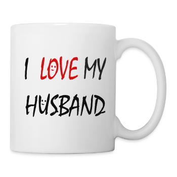 J’aime mon mari - Mug blanc - blanc - Droite