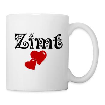 Zimt & Zucker Partnerlook Liebe Valentinstag Herz - Tasse - Weiß - Rechts