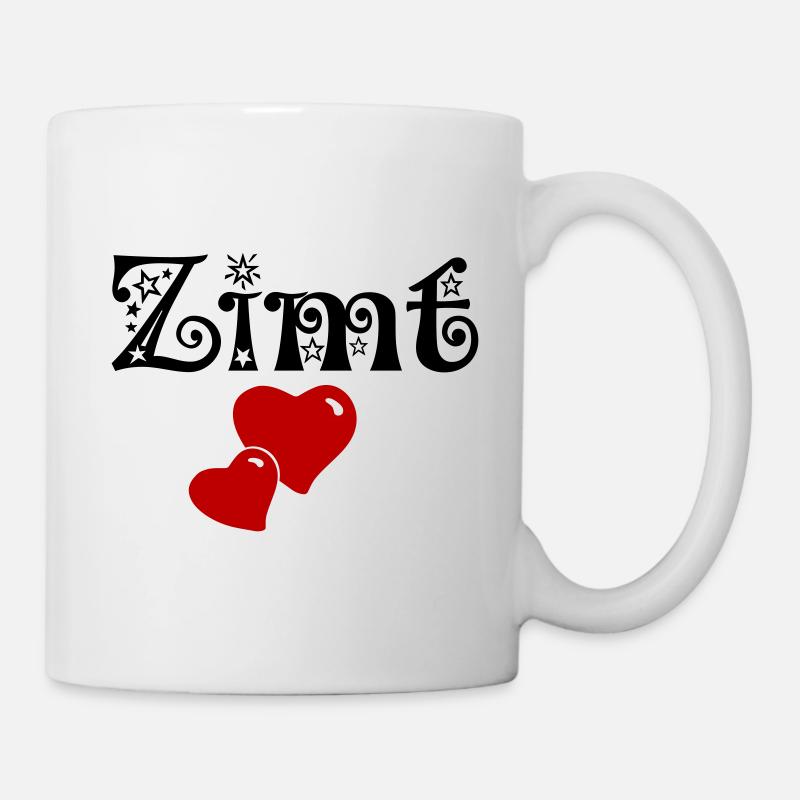 Zimt & Zucker Partnerlook Liebe Valentinstag Herz - Tasse - Weiß