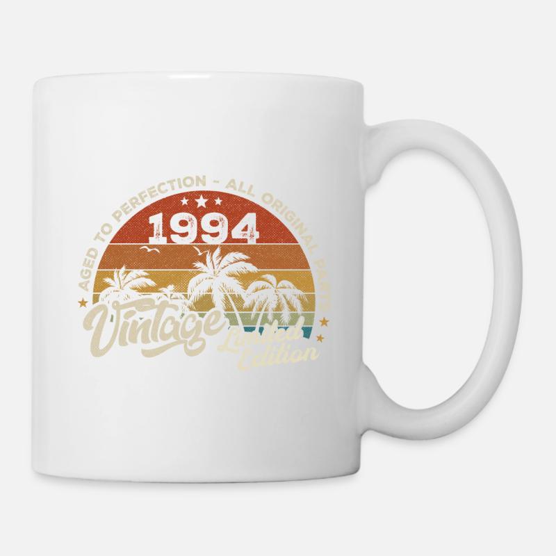Vintage 1994 Geburtstag Retro 1994 - Tasse - Weiß