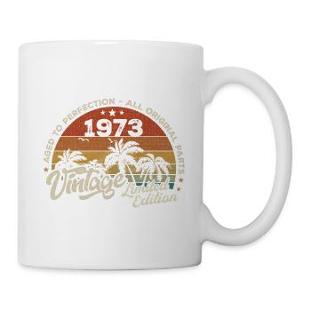 Vintage 1973 Birthday Retro 1973 - Mug - white - Right