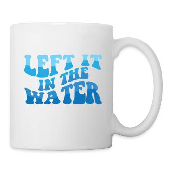L’a laissé dans l’eau baptême religieux chrétien - Mug blanc - blanc - Droite