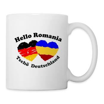 Umzug nach Rumänien - Tasse - Weiß - Rechts