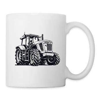 Tractor / Agriculture / Farmer / Field Work - Mug - white - Right