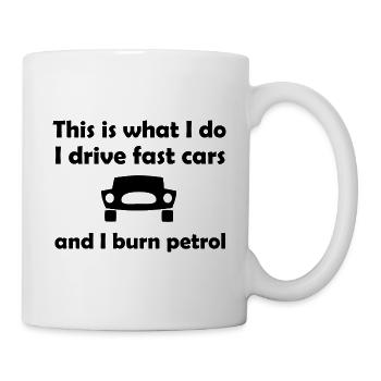 The petrol and displacement fans - Mug - white - Right