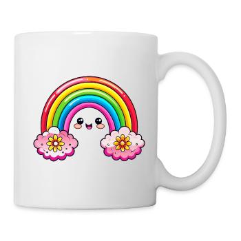 Arc-en-ciel sucré - Mug blanc - blanc - Droite