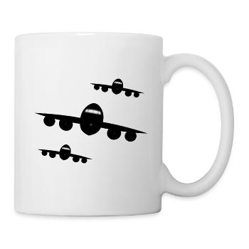 Jets approaching - Mug - white - Right