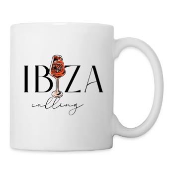 Ibiza Calling - Cocktail - Enterrement de vie de garçon - Mug blanc - blanc - Droite