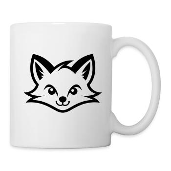 Fuchs - Tasse - Weiß - Rechts