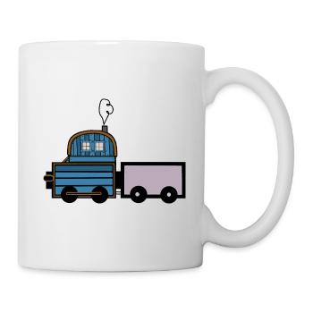 Train Train Locomotive Travel Trains - Mug - white - Right