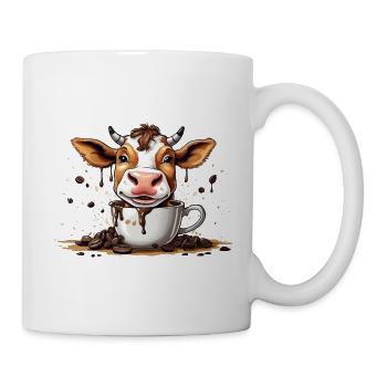 DAIRY FARMER COW FARMER COFFEE COWS - Mug - white - Right