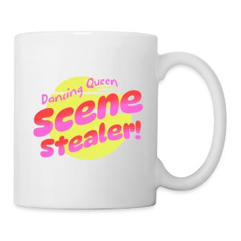 Dancing Queen Girl Retro Party Disco Music Dancer - Mug blanc - blanc - Droite