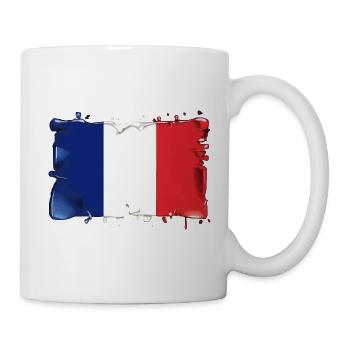DRAPEAU DRAPEAU DE LA FRANCE - Mug blanc - blanc - Droite