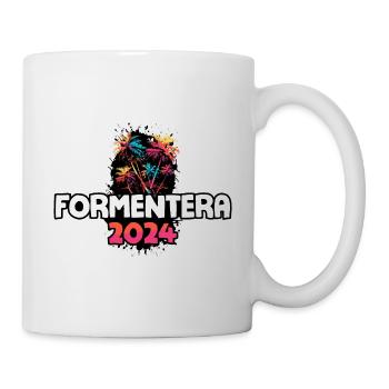 Formentera 2024 Holiday Trip Colorful - Mug - white - Right