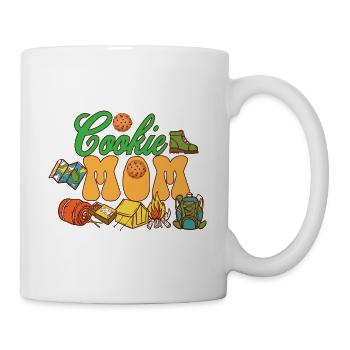 Cookie Mom Scout Troop Leader Mama Cookie Chaos - Tasse - Weiß - Rechts