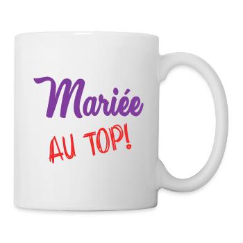 EVJF. MARIEE. TEAM. TEAM MARIEE. FUTURE MARIEE - Mug blanc - blanc - Droite