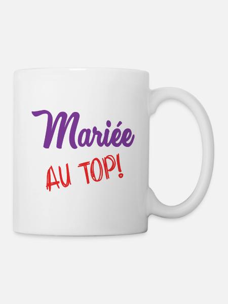 EVJF. MARIEE. TEAM. TEAM MARIEE. FUTURE MARIEE - Mug blanc - blanc