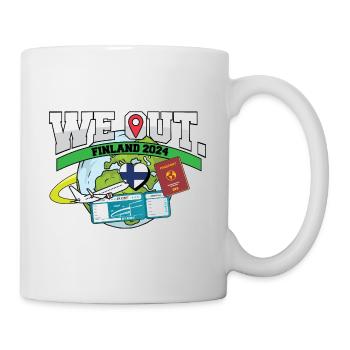 Nous voyageons en Finlande en famille - Mug blanc - blanc - Droite