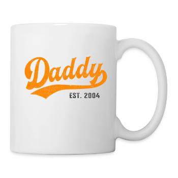 Daddy - Bester Dad Daddy Papa der Welt - est. 2004 - Tasse - Weiß - Rechts