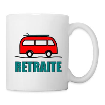 RETIREMENT. HAPPY RETIREMENT. HAPPY RETIREMENT - Mug - white - Right