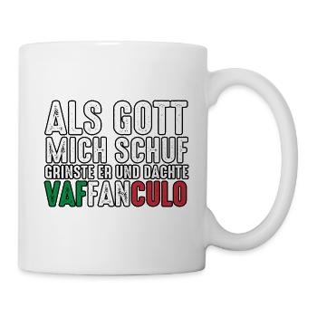Italien Italiener Vaffanculo - Tasse - Weiß - Rechts