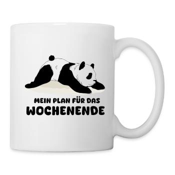 Paresseux et panda - Mug blanc - blanc - Droite
