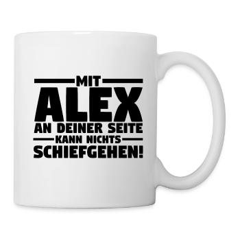 Alexander Alexandra Alexa Alex - Mug - white - Right