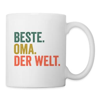 Großmutter Oma - Tasse - Weiß - Rechts