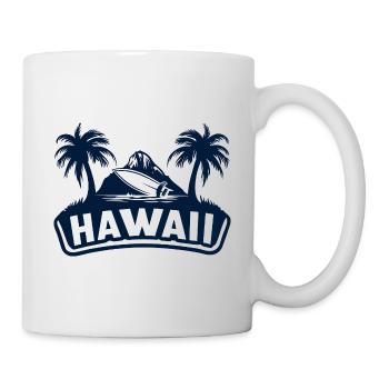 Tropical Hawaiian Motif - Mug - white - Right