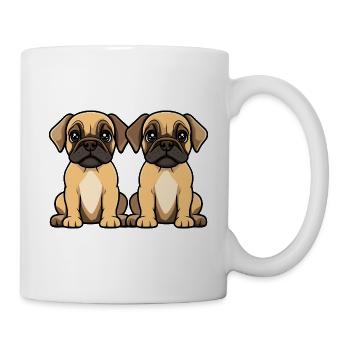Bullmastiff Dog Comic - Mug - white - Right