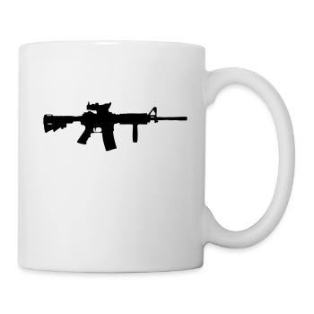 m4a1 - Mug blanc - blanc - Droite