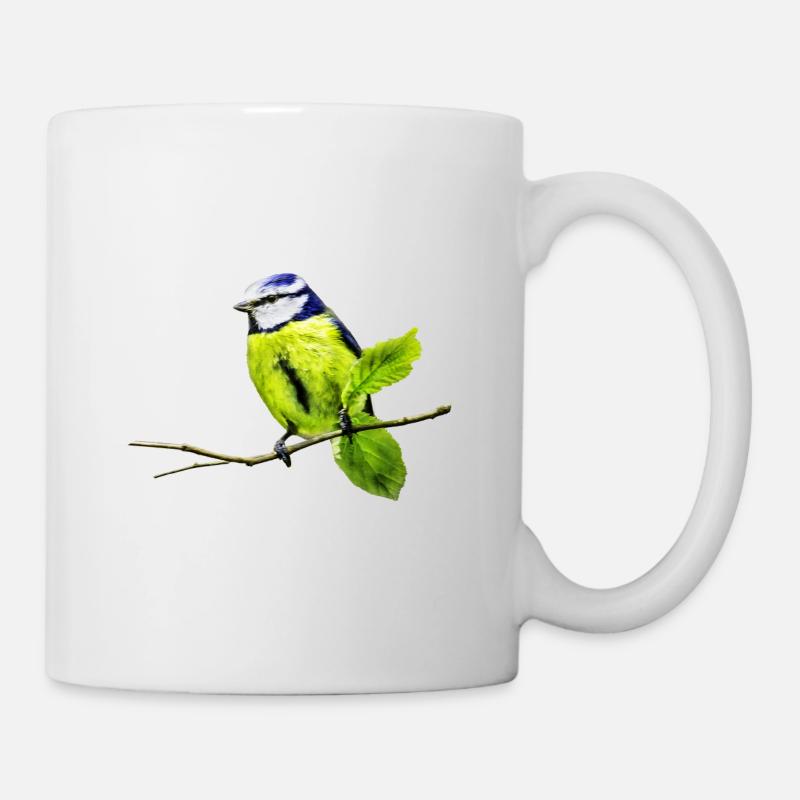 Blue Tit - Mug - white