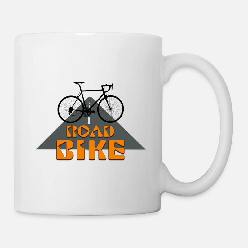 Rennrad - Tasse - Weiß