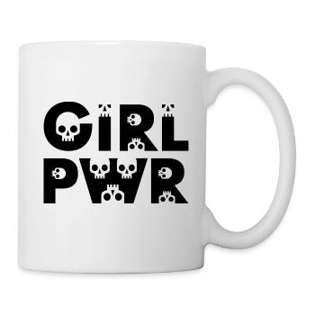 Pouvoir de fille - Mug blanc - blanc - Droite