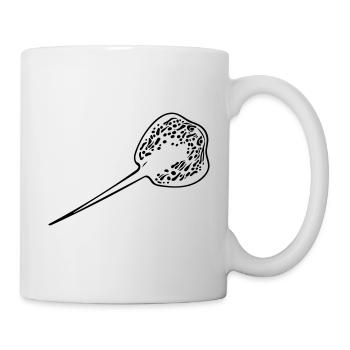 Blaupunkt Rochen - Tasse - Weiß - Rechts