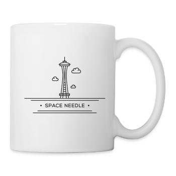 Space Needle | Black | Gift - Mug - white - Right