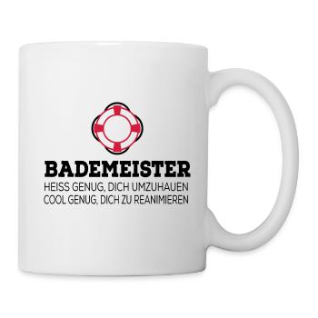 Maître-nageur - Mug blanc - blanc - Droite