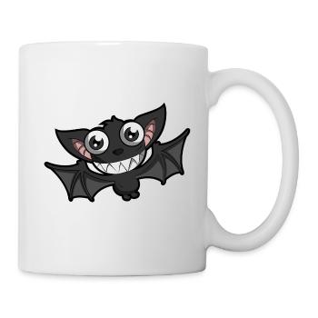 Grinning bat - Mug - white - Right