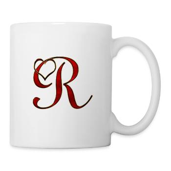 R letter - Mug - white - Right