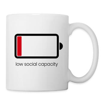 low social capacity - Mug - white - Right
