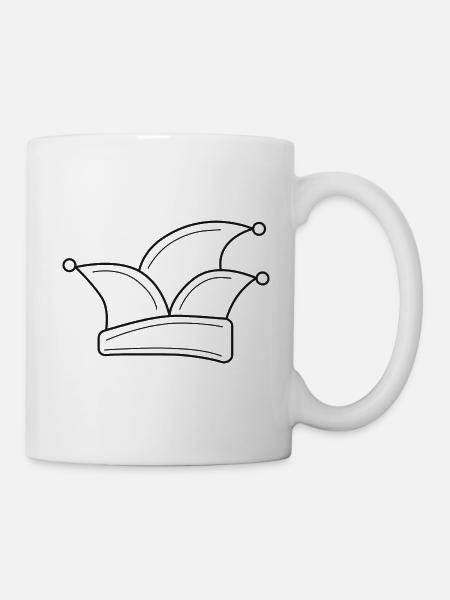 Karneval / Fasching / Fasnet - Tasse - Weiß
