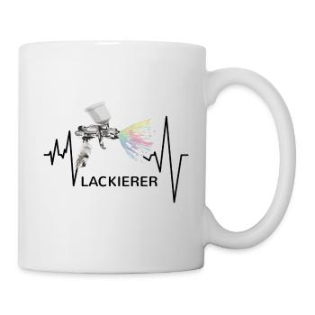Lackierer Puls - Tasse - Weiß - Rechts
