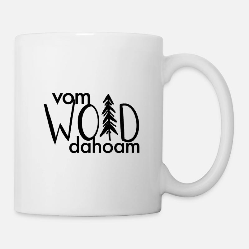 Vom Woid dahoam - Tasse - Weiß