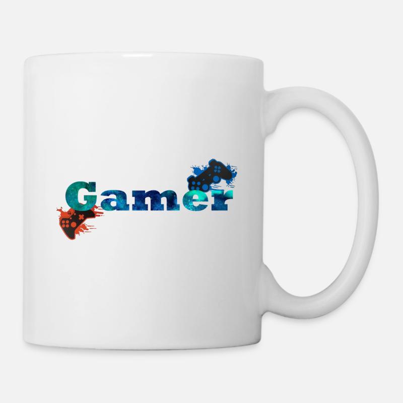 Consoles Gamer - Mug blanc - blanc