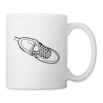 Shoe, sports shoe, sneaker, sport, gift - Mug - white - Right